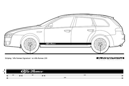 alfa 159 striping