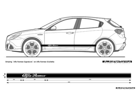 alfa giulietta striping